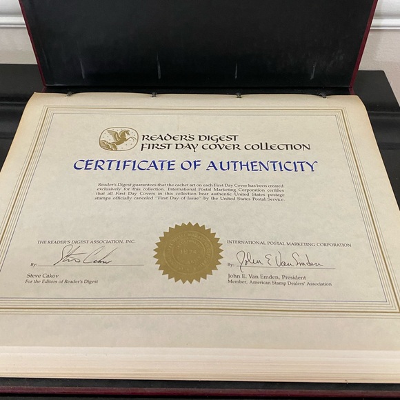 Reader's Digest First Day Cover Collection 1980 Album